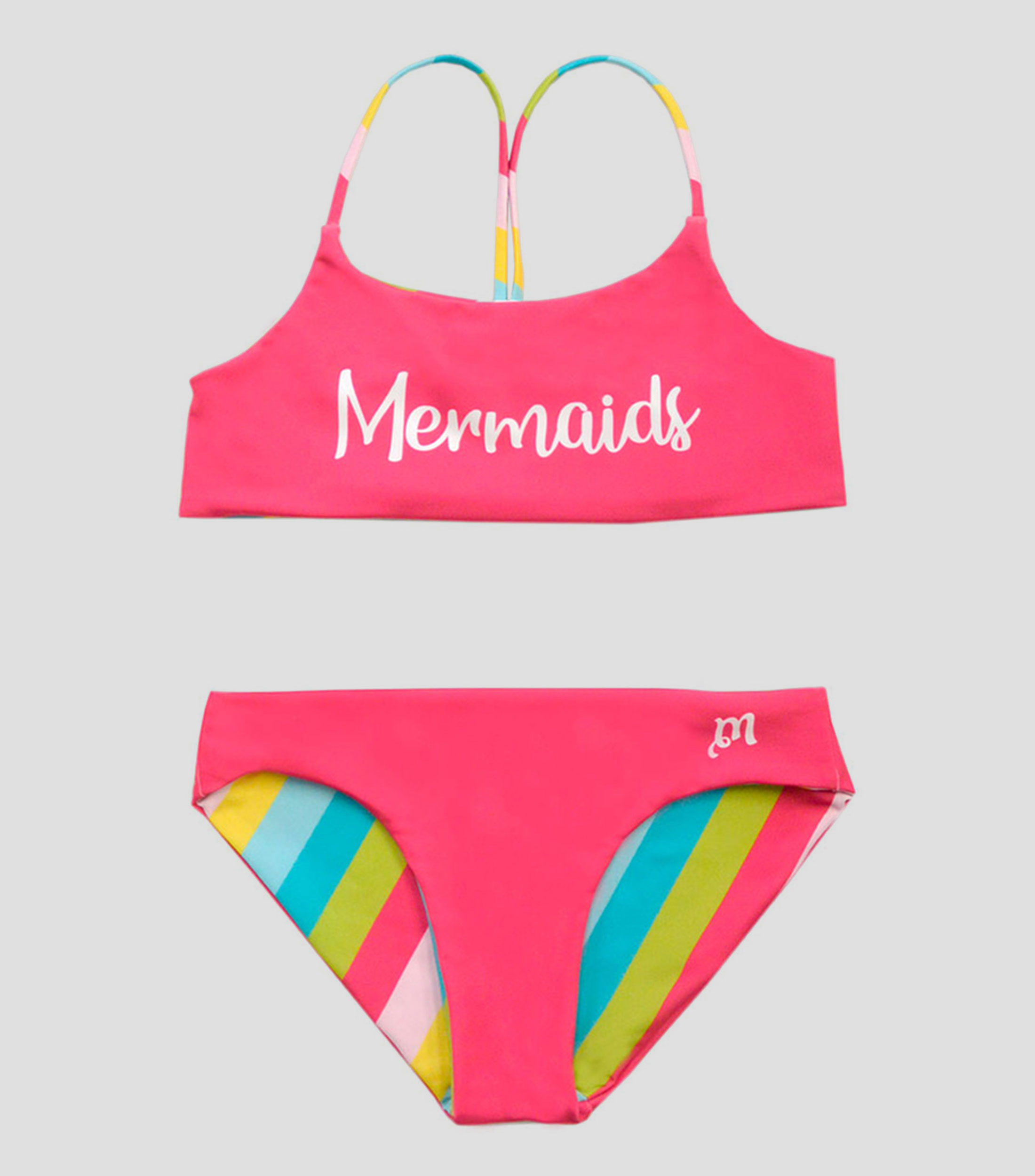 Bikini Reversible 2 Piezas Lollipop Niña